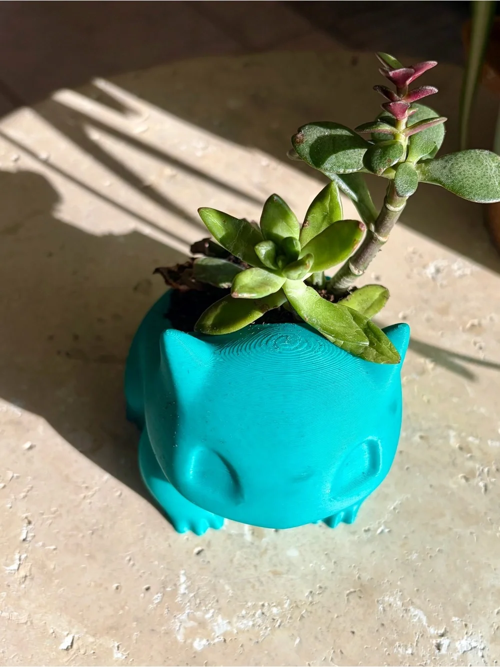 Bulbasaur Pokémon Planter Succulent Pot Cute Desk Decor Handmade